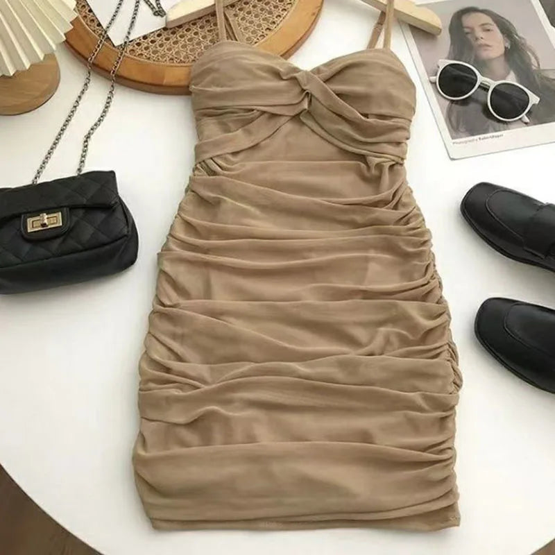 Women's  Spaghetti Strap Dress Summer